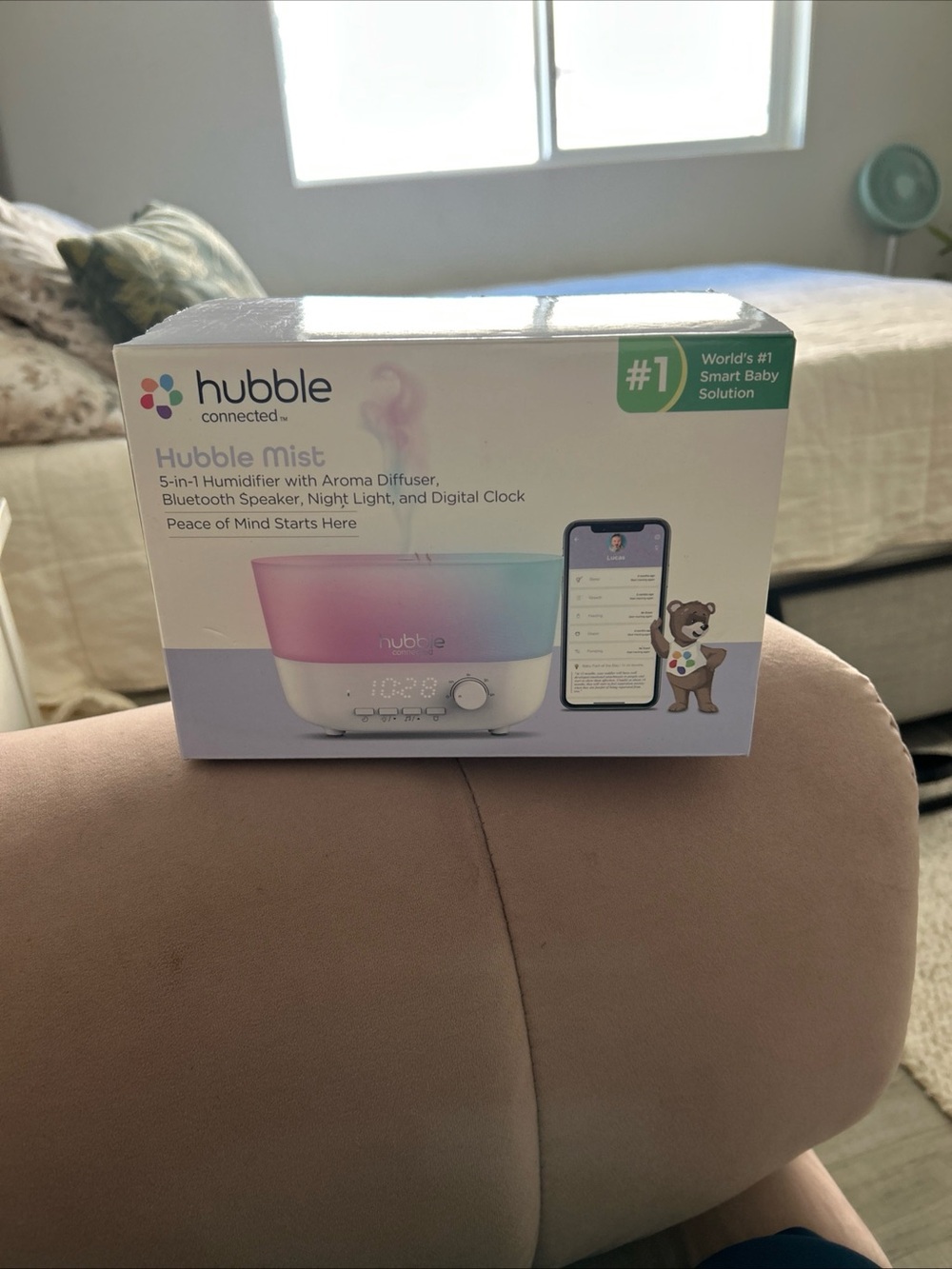 Hubble humidifier with aroma diffuser